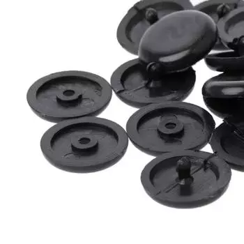 10 Pcs for Seat Belt Buckle Holder Fasteners Clips Stop Button For чёрный