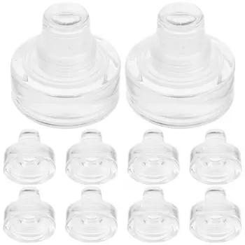 10 шт. пробок для стеклянных бутылок в форме буквы Т из синтетической пробки для декоративного укупоривания бутылок для напитков