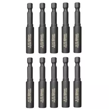 10 PCS Quick Change Magnetic Screwdriver Bit Extension Hand Tool Hex Screwdriver Bit Sleeve