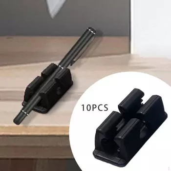 10 шт. силиконовых держателей для ручек, боковых офисных настольных аксессуаров или любого органайзера для поверхности синий