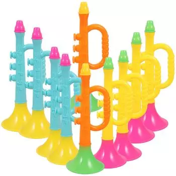 10 шт. Игрушка Детская труба Музыкальные инструменты Дети Саксофон Пресс Обучающие игрушки 17x6cm