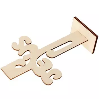 10 Pcs Wooden Home Decoration Crosses for Crafts Making Desk Decorate Ornament Decorative Centerpieces Tables Festival 16.50X11.00X4.00CM