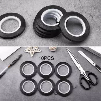 10 Pieces Whiteboard Tape Chart Tapes Back to School Office Supplies,Accessories,50M,Graphic 3MM