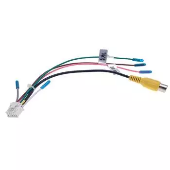 10 Pin Car RCA Rear View Camera Video Input Cable Adapter Wiring Connector