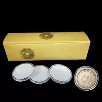 10 прозрачных пластиковых капсул для монет, контейнер для хранения, держатель, чехол 20-40 мм, новый