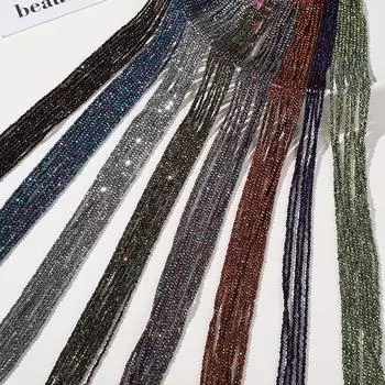 10 прядей граненых бусин 3 мм с покрытием цветные изоляционные бусины для изготовления ювелирных изделий своими руками ожерелье браслет серьги аксессуар 3mm/10strands