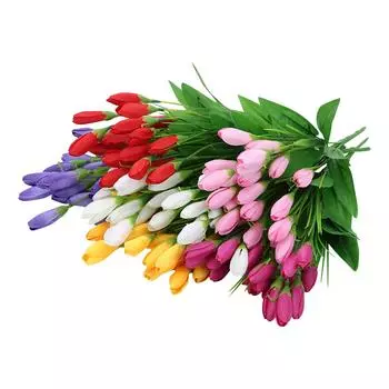 10 пучков искусственных бутонов магнолии, маленькие ручки, цветы, домашний декор, украшение гостиной, свадебное украшение, украшения, реквизит для фотосъемки One Size красный