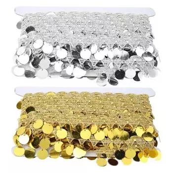 10 ярдов, 3 см, лазерное платье с блестками и бахромой, кружевное танцевальное платье, одежда, отделка кисточками, аксессуары «сделай сам» серебряный