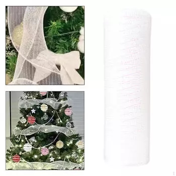 10-ярдовая сетчатая лента для рождественских поделок и упаковки подарков Style A