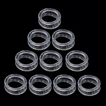 10 резиновых заклепок 2,2 см Schaar Schaar Vingerringen Grips Salon чёрный