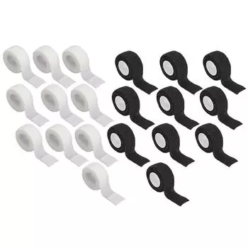 10 рулонов 1 дюйм x 2 ярда самоклеящаяся дышащая эластичная клейкая лента для писания Black
