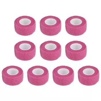 10 рулонов компрессионного бинта, дышащий самоклеящийся эластичный фиксирующий бинт, 0,98 х 78,74 дюйма