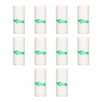 10 рулонов термобумаги для принтера портативная термосамоклеящаяся мини-бумага для печати этикеток Wrong Que