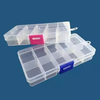 10 сеток, прозрачные бусины, винты, детали, держатель для ювелирных изделий, ящик для хранения инструментов C