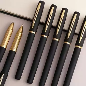 10 шариковых ручек в деловом стиле с пером 1,0 мм, подходят для ежедневного письма, с большой емкостью гелевых ручек, подходят для школы