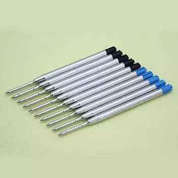 10 шт. 0,5 мм шариковая ручка с плавными черными/синими чернилами, канцелярские принадлежности для студентов