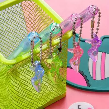 10 шт. 0,5 мм высококачественная имитация кристаллов в стиле туфель на высоком каблуке, подвеска-ручка, симпатичная канцелярская подвеска, гелевая ручка, креативная ручка на водной основе для девочек фиолетовый