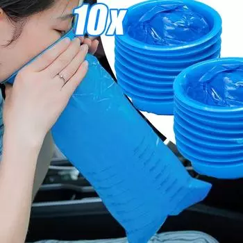 10 шт. 1000 мл пакеты для рвоты одноразовые пакеты для рвоты пакеты от тошноты для путешествий самолет укачивание автомобиль самолет автобус дети беременные