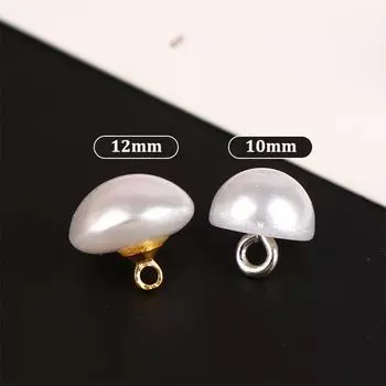 10 шт 10/12 мм грибовидные полукруглые пуговицы для рубашки одежда декоративные самодельные шитье 10mm