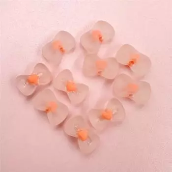 10 шт 10*15,8 мм модные свободные матовые банты бусины для DIY браслеты брелок ожерелье изготовление ювелирных изделий для ювелирных аксессуаров оранжевый