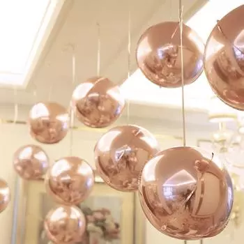 10 шт. 10 дюймов, золотые/серебряные/розово-золотые металлические 4D-шарики из алюминиевой пленки, воздушные шары для украшения комнаты на День святого Валентина, свадьбу, день рождения 10inch золотой