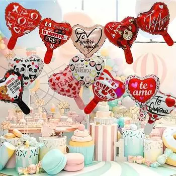 10 шт. 10-дюймовых воздушных шаров в форме сердца на тему Дня святого Валентина, свадьбы в День святого Валентина, девичники, украшения комнат, групповые фотографии, воздушные шары