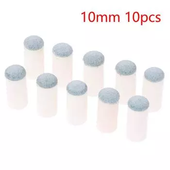 10 шт., 10 мм, без шнуровки, насадки для бильярдного кия, защита для кия, развлекательная замена, аксессуары для бильярдного кия 10pcs