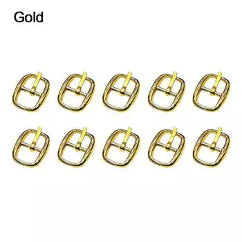 10 шт. 10 мм кукольные сумки пряжки регулировка кукольные кнопки своими руками обувь одежда аксессуары кукольный ремень своими руками золотой