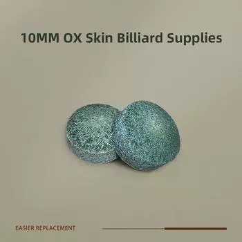 10 шт. 10 мм наконечник для бильярдного кия, высокоэластичный износостойкий наконечник для кия из коровьей кожи, аксессуары для бильярда #469971