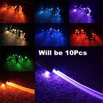 10 шт. 10 в 1 RGB с 10 м Декор Неон EL Волокно Оптическая лента Атмосферный свет