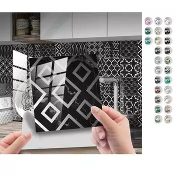 10 шт. 10x10 см хрустальная плитка самоклеящаяся наклейка на стену кухонные обои фрески водонепроницаемые наклейки для кухни гостиной украшения ванной комнаты 1