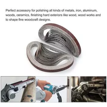 10 шт. 10x330 мм абразивные шлифовальные ленты с зернистостью 1000, шлифовальные и полировальные инструменты для шлифовальной машины 1000#