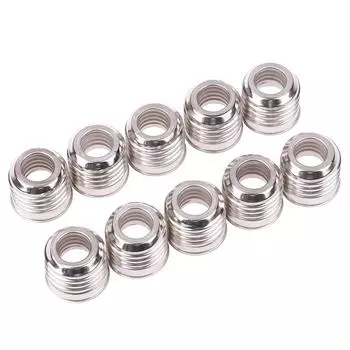 10 шт. 110 В от E27 до E14, держатель лампы, конвертер, огнестойкая розетка, цоколь, преобразователи, адаптер для лампочки, аксессуары для освещения серебряный