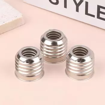 10 шт. 110 В от E27 до E14, держатель лампы, конвертер, огнестойкая розетка, цоколь, преобразователи, адаптер для лампочки, аксессуары для освещения серебряный