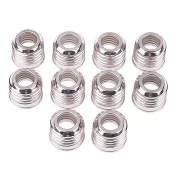 10 шт. 110 В от E27 до E14, держатель лампы, конвертер, огнестойкая розетка, цоколь, преобразователи, адаптер для лампочки, аксессуары для освещения