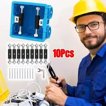 10 шт. 118/86 тип выключателя гнездо кассеты винты опорный стержень настенный выключатель коробка внутренний ремонтный комплект распорки инструменты для ремонта B plastics 10pcs