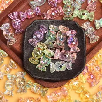 10 шт. 12,5*29,1 мм желейные цветные акриловые конфетные бусины россыпью для браслета, серег, изготовления ювелирных изделий своими руками синий