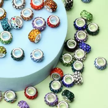 10 шт. 12 мм акриловые кольца-сверла свободные бусины для изготовления ювелирных изделий DIY ожерелье кулон браслет ремесла ювелирные аксессуары 12mm 10Pcs