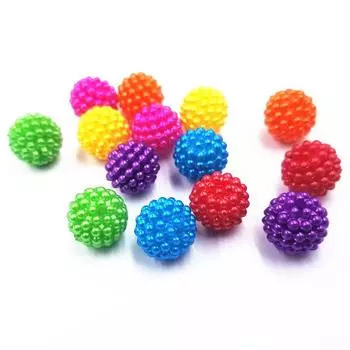 10 шт., 12 мм, разноцветные бусины Bayberry, круглые свободные бусины-разделители, подходят для европейских бусин для изготовления ювелирных изделий