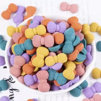 10 шт., 13*22 мм, нашивка в виде корпуса мобильного телефона, детская заколка для волос, нашивка с бантиком, сделай сам, имитация вязаного крема, капельного геля, веревка для волос, непористый материал оранжевый