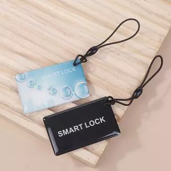 10 шт. 13,56 МГц IC-карта Tuya Ttlock Ble Электронная интеллектуальная карта дверного замка Цифровые интеллектуальные замки с отпечатками пальцев Разблокировка Маленькая Rfid-карта чёрный