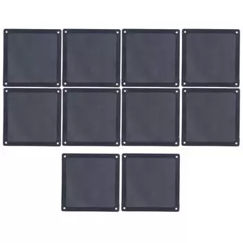 10 шт 14 X 14 см компьютерный вентилятор фильтр решетка улучшенный рассеивание тепла ПВХ сетка магнитный вентилятор пылевой фильтр