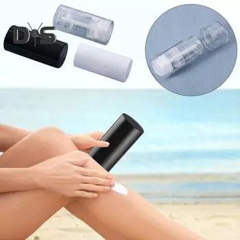 10 шт. 15/30/50 г пустой контейнер для дезодоранта DIY солнцезащитный крем многоразовый флакон многоразовый закручивающийся дно наполнитель пластиковый косметический бальзам для губ тюбик 15g чистый