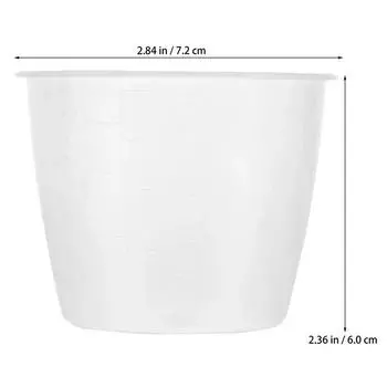 10 шт. 160 мл пищевой пластиковый мерный стакан для сухих и жидких ингредиентов кухня