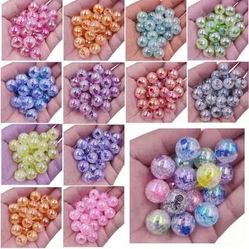 10 шт. 16/18/20 мм круглые свободные бусины, большие бусины для изготовления ювелирных изделий, ожерелье, браслет, аксессуары 16mm синий