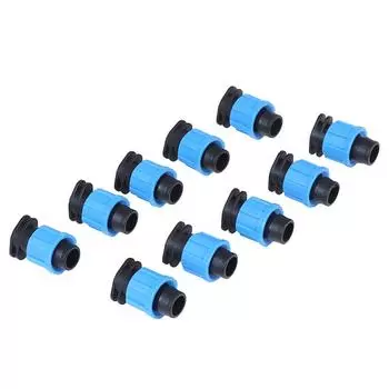 10 шт. 16 мм лента для капельного орошения заглушка для труб фитинг соединители фиксатор резьбы