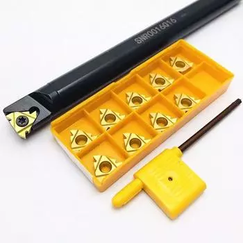 +10 шт. 16IR AG60 твердосплавная вставка 16 мм токарный станок с ЧПУ SNR0016Q16