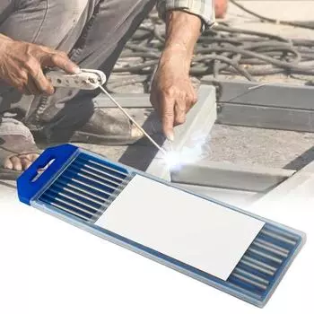 10 шт. 175 мм вольфрамовая игла отличное качество изготовления антикоррозийный портативный синий редкоземельный вольфрамовый стержень 1.6mm