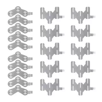 10 шт. 18650 никелевый лист для батареи, полигональный никелевый лист для батареи для точечной сварки, листы для подключения батарей