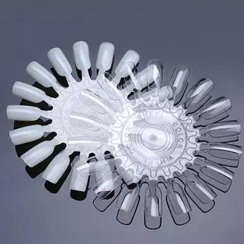 10 шт. 18 насадок для дисплея, пластиковая палитра для ногтей, гель-лак, круглые колеса формы